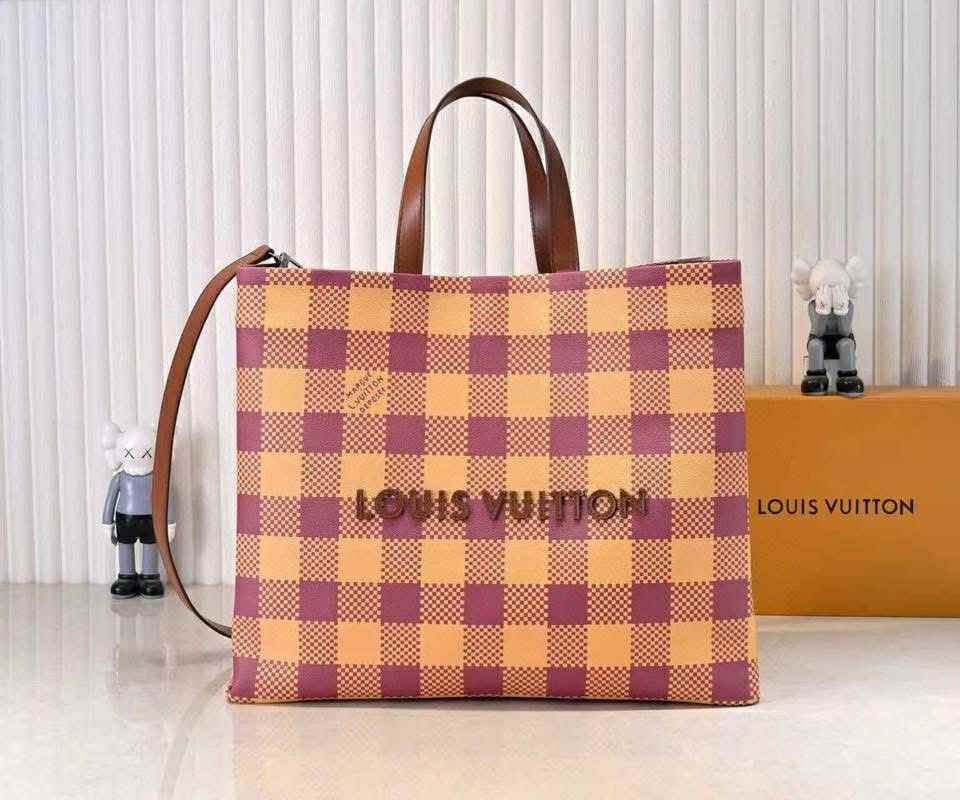 LV plaid inspired purse