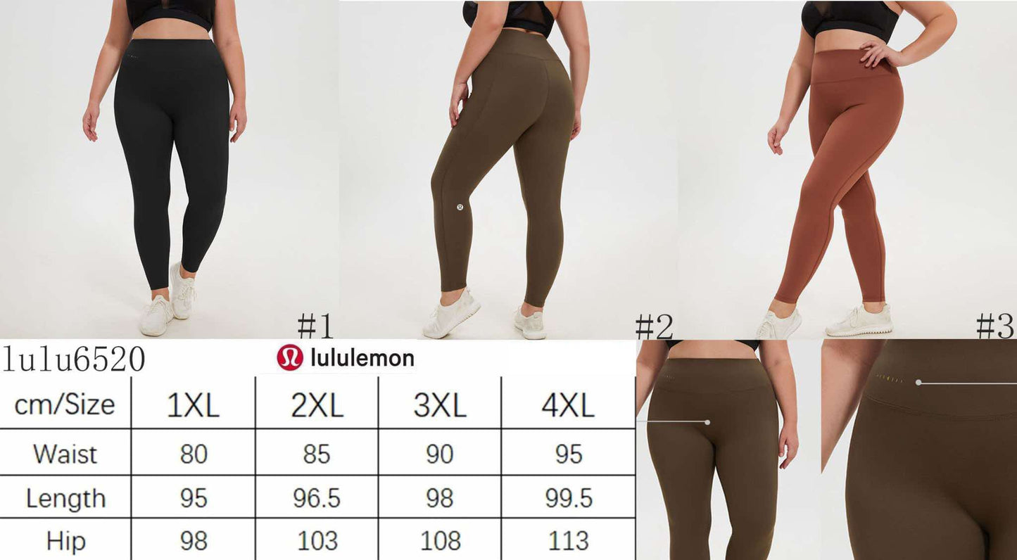 Women Plus Size Lulu Dupe Leggings (pre order)