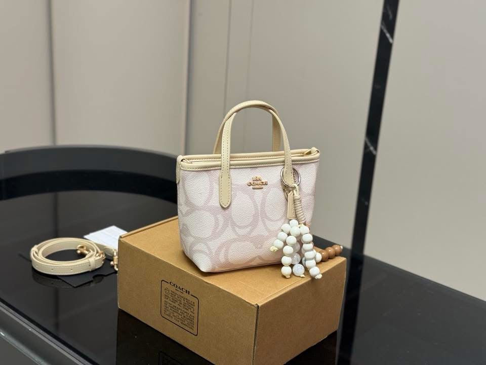 White mini coach inspired