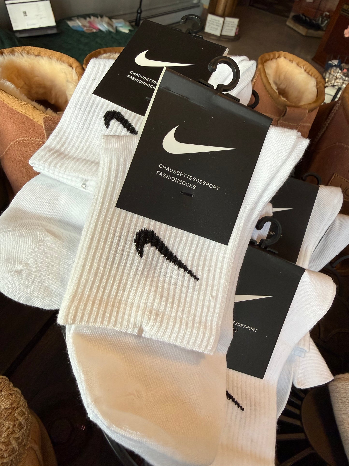 NK inspired socks (in stock)