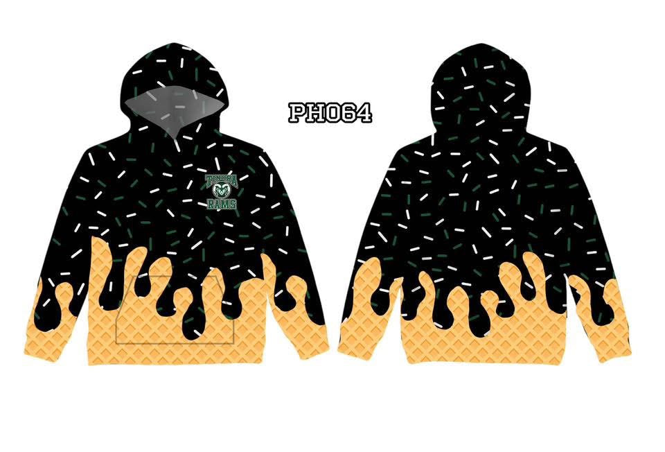 School drip hoodie