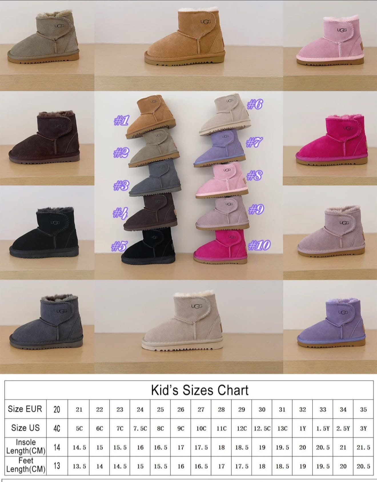 Velcro Kids U G G (pre order)