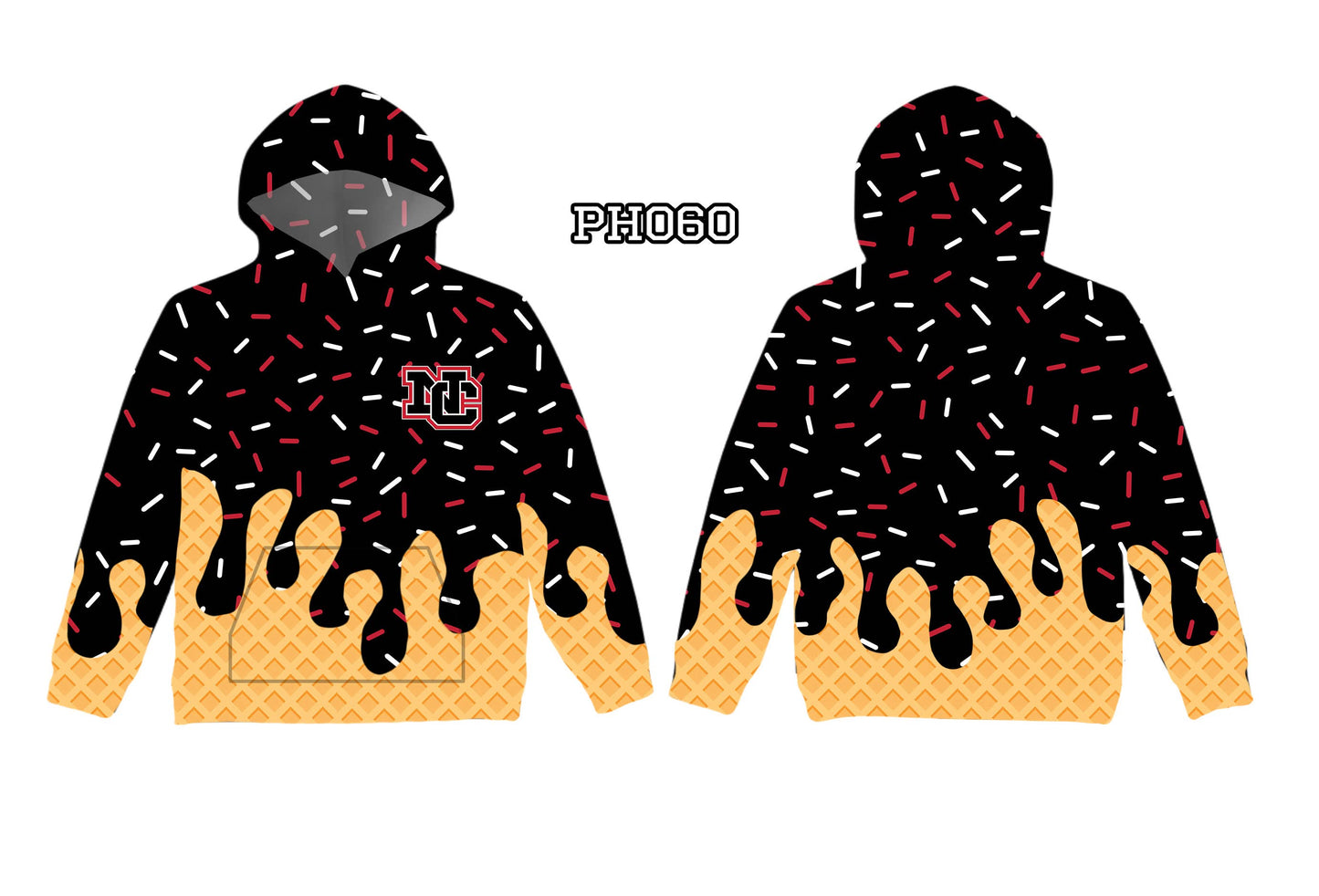 School drip hoodie