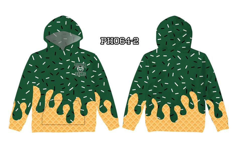School drip hoodie