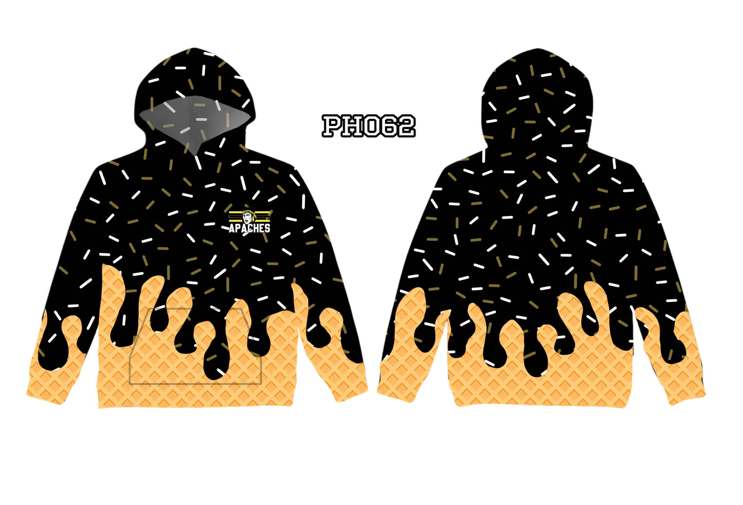 School drip hoodie