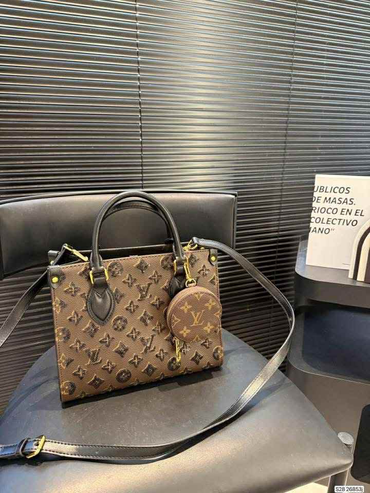 LV brown inspired purse