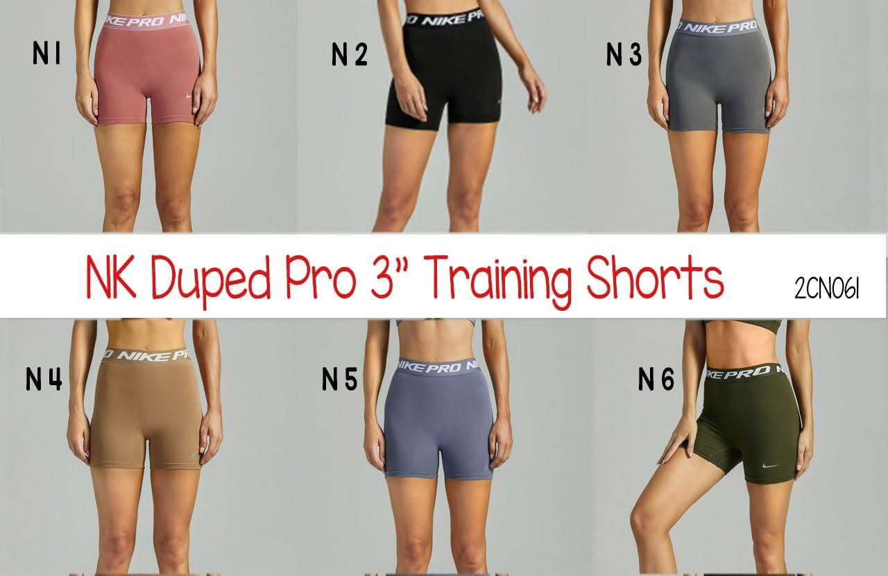 NK inspired pro training shorts (pre oder)