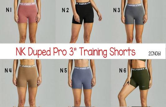 NK inspired pro training shorts (pre oder)