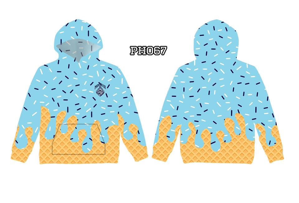 School drip hoodie