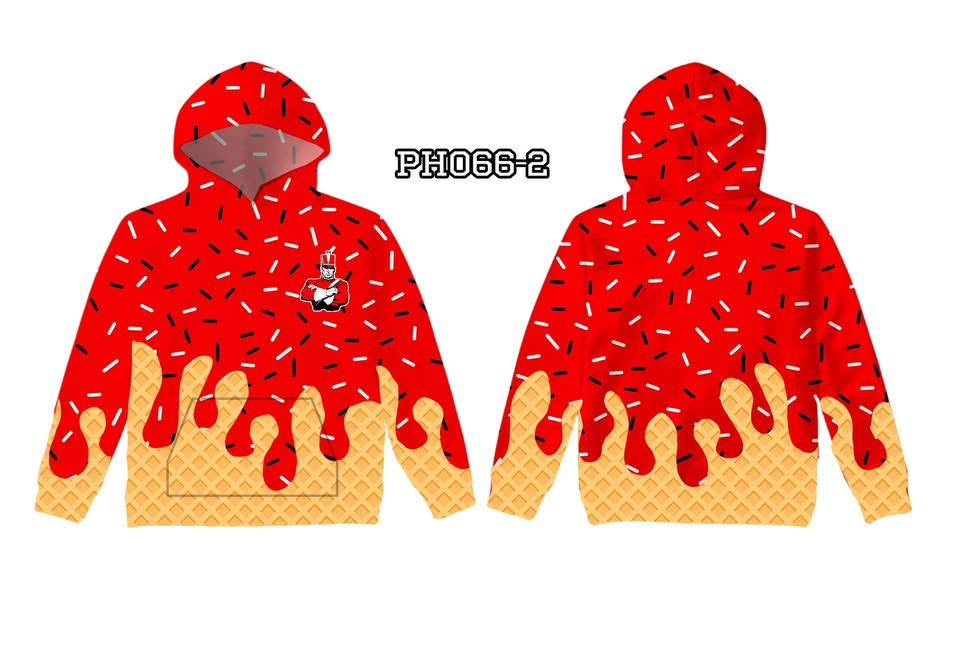 School drip hoodie