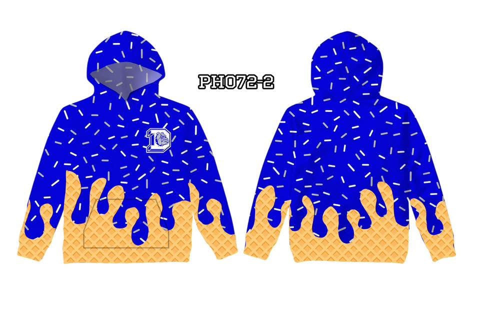 School drip hoodie