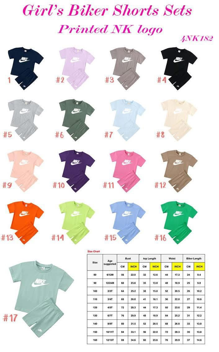 NK cotton biker set (pre order)