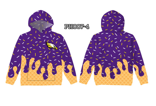 School drip hoodie