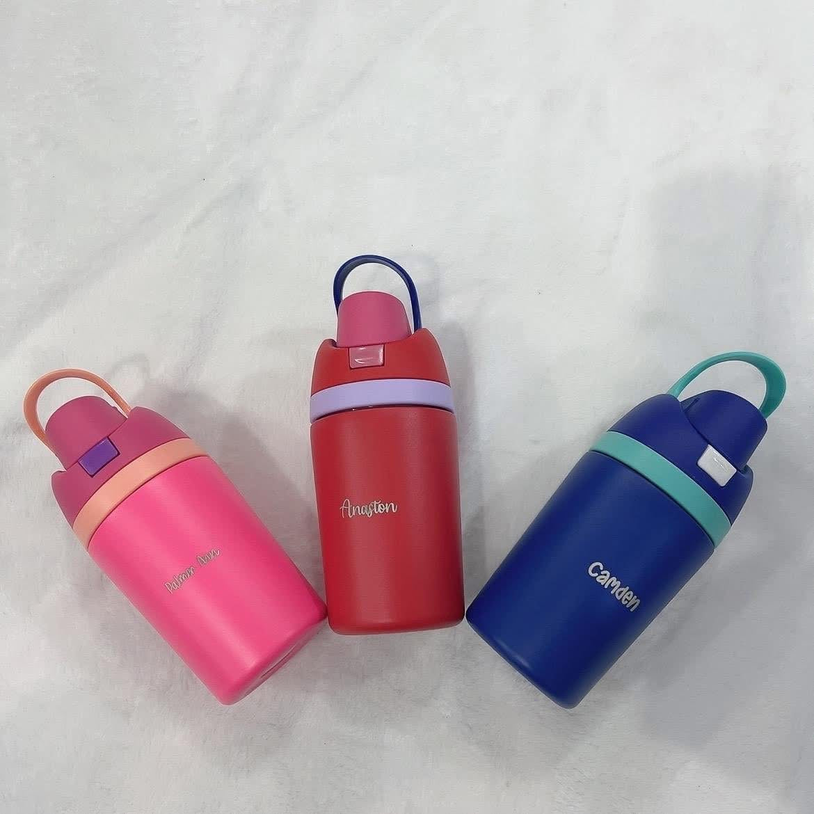 Engraved Name 12oz kids sports water bottle