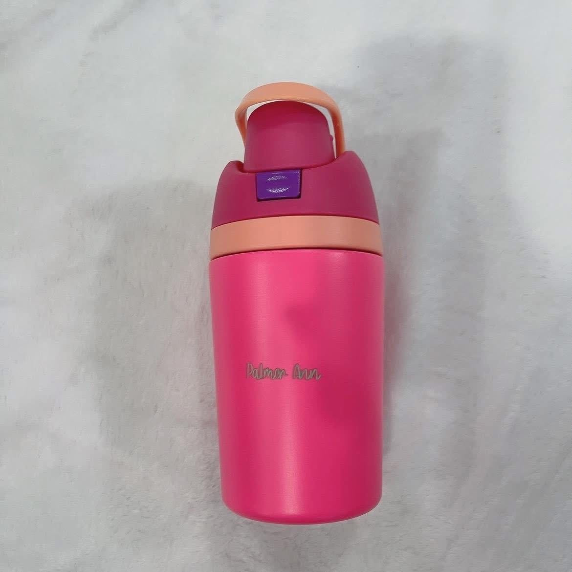 Engraved Name 12oz kids sports water bottle