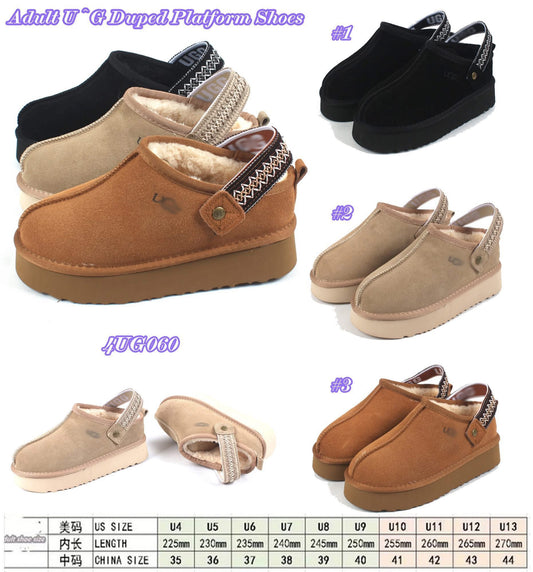 Adult UGG Braided platform ( in stock )