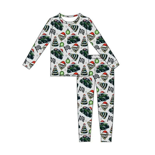 Christmas Monster Trucks Long set